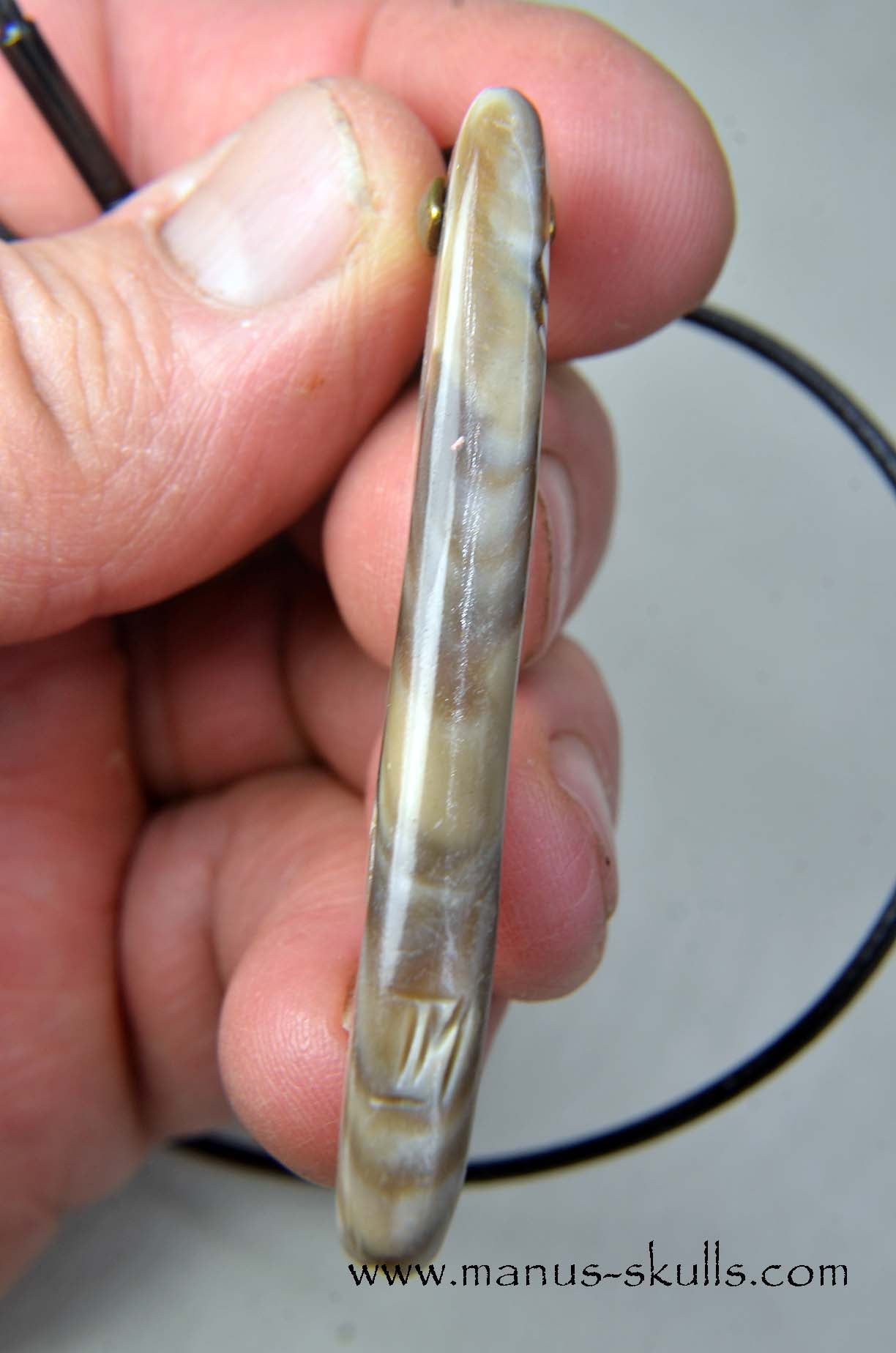 Polish Flint Pendant