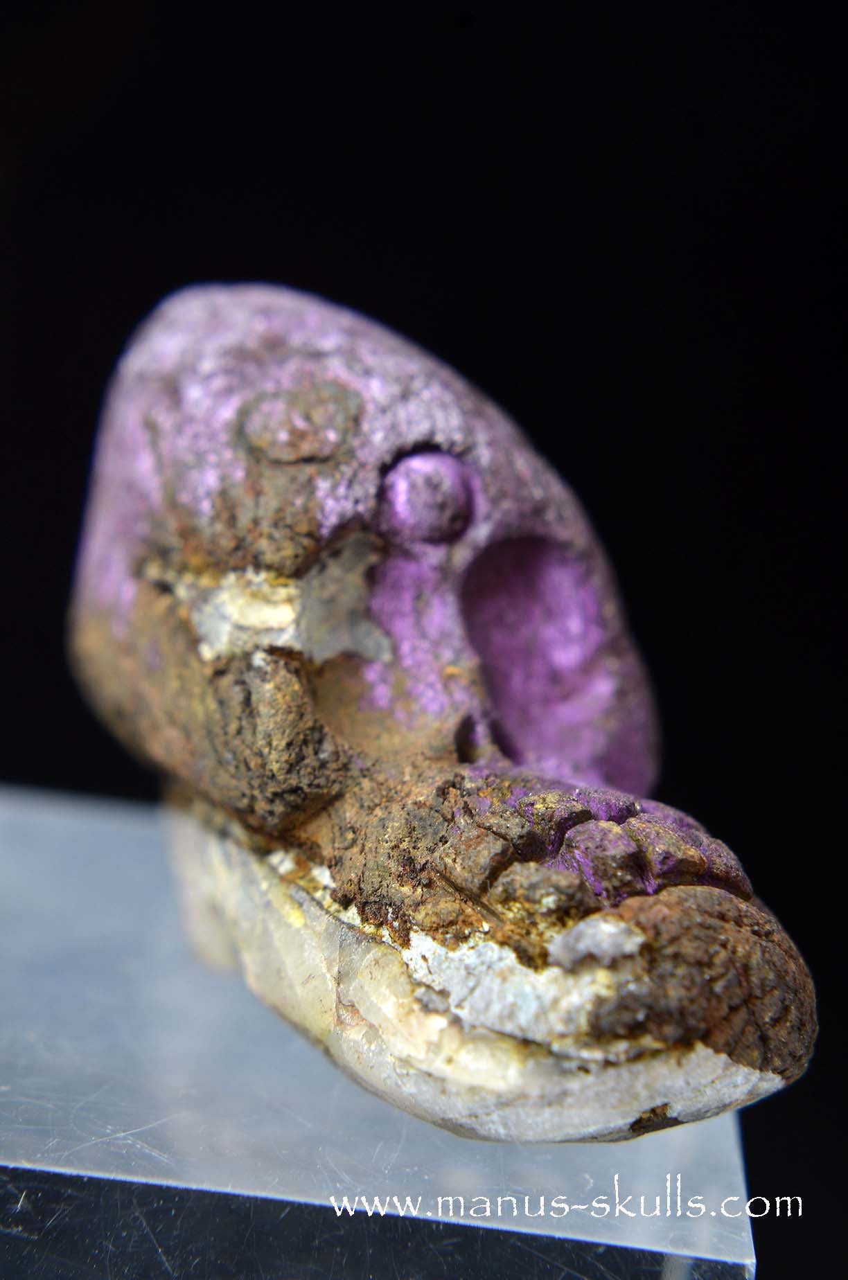 Manus skulls unique Crystal Carvings handmade skulls dragons pendants preseli bluestone tribals spiritual meaning wand Unicorn .. Evolian 2025 purpurite