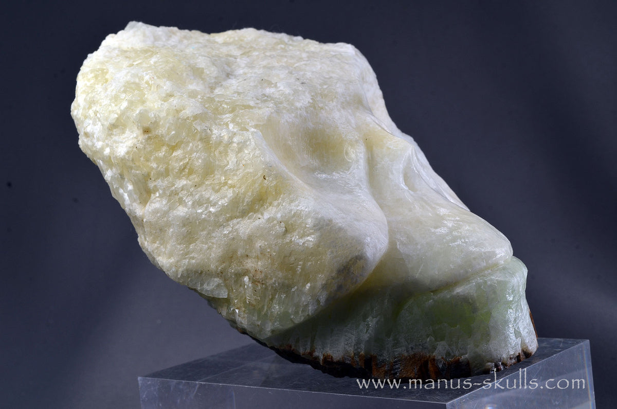 Large Visokalcite Skull Face (7 Minerals from Pyramids of Bosnia-Herzegovina)