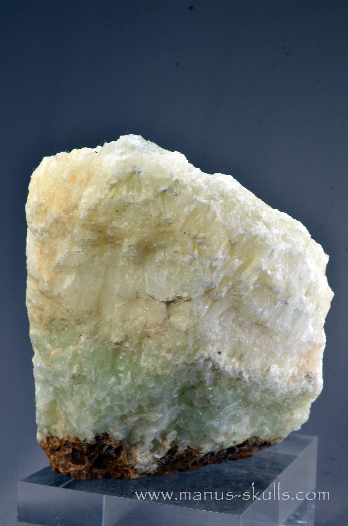 Large Visokalcite Skull Face (7 Minerals from Pyramids of Bosnia-Herzegovina)