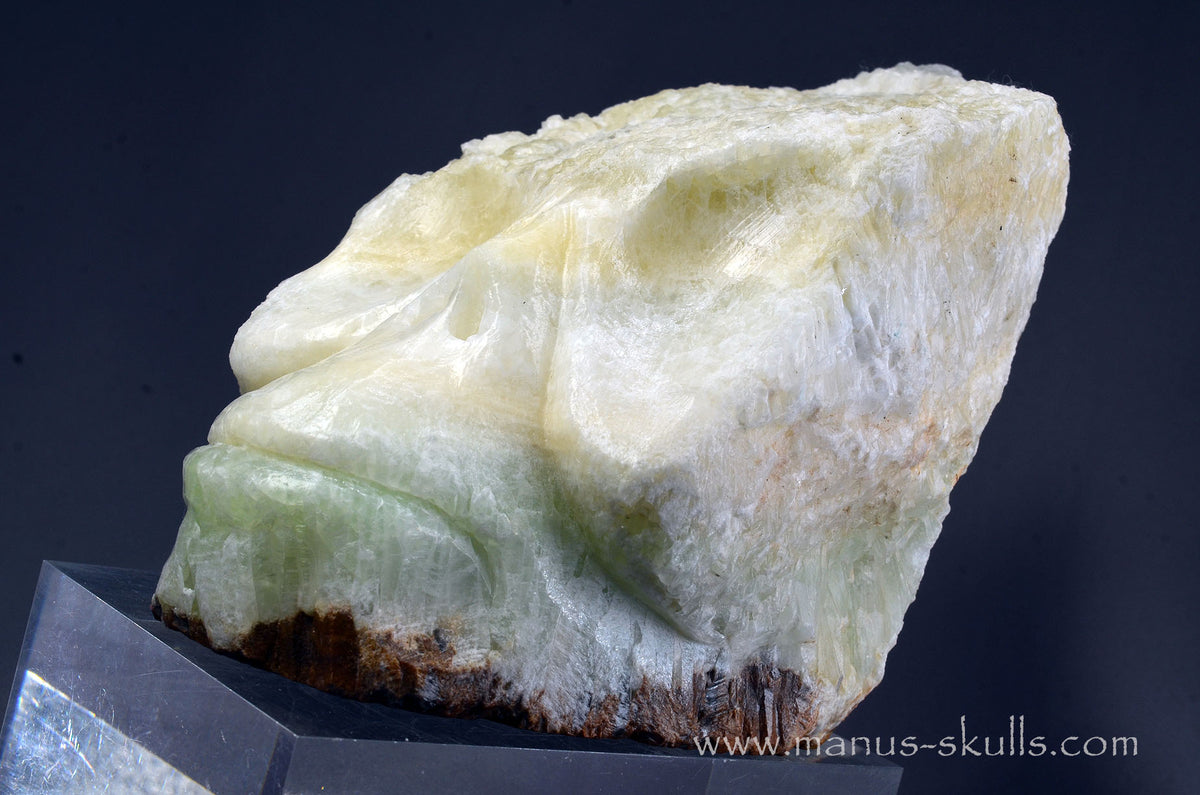 Large Visokalcite Skull Face (7 Minerals from Pyramids of Bosnia-Herzegovina)