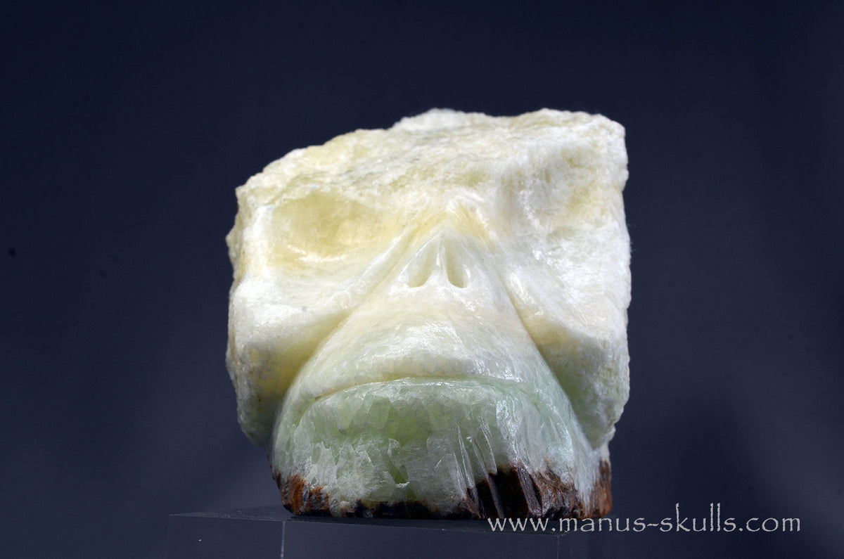 Large Visokalcite Skull Face (7 Minerals from Pyramids of Bosnia-Herzegovina)