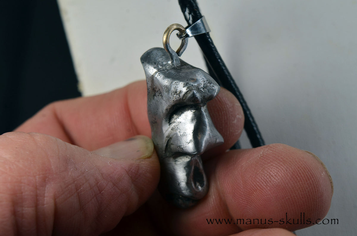 Aletai Iron Meteorite Tribal Pendant