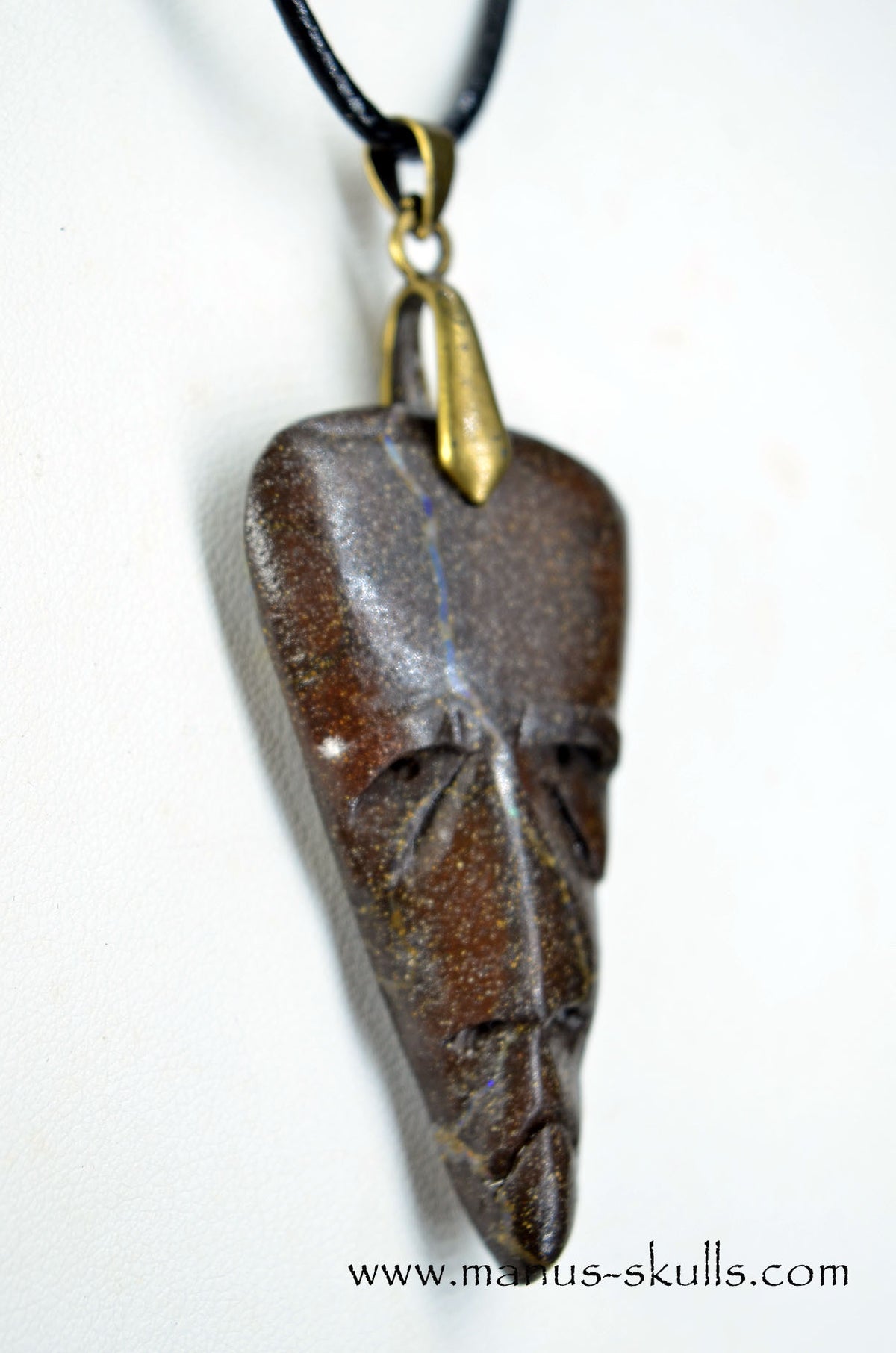 Boulder Opal Tribal Pendant