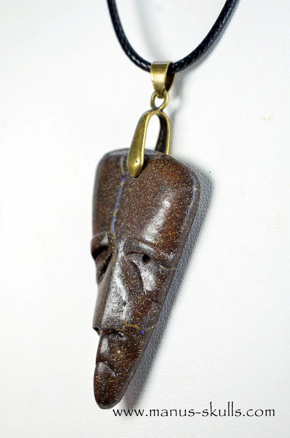 Boulder Opal Tribal Pendant