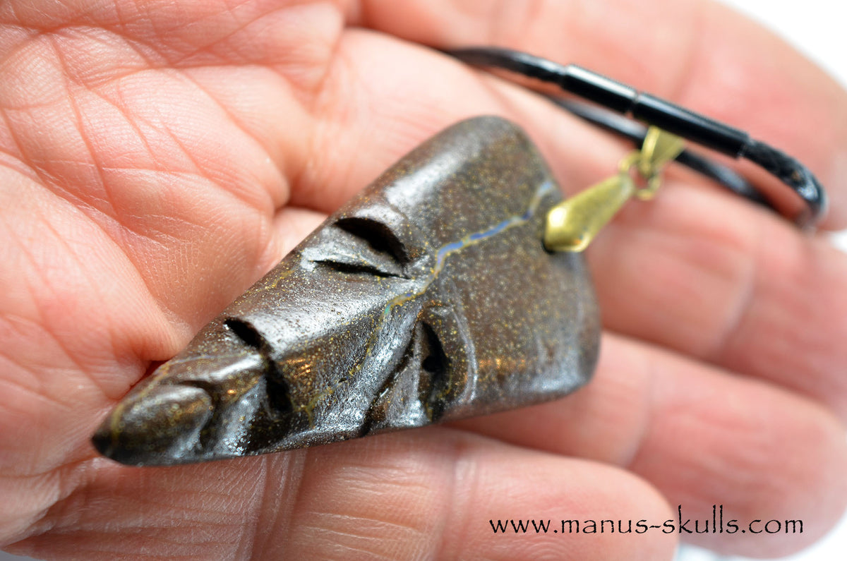 Boulder Opal Tribal Pendant