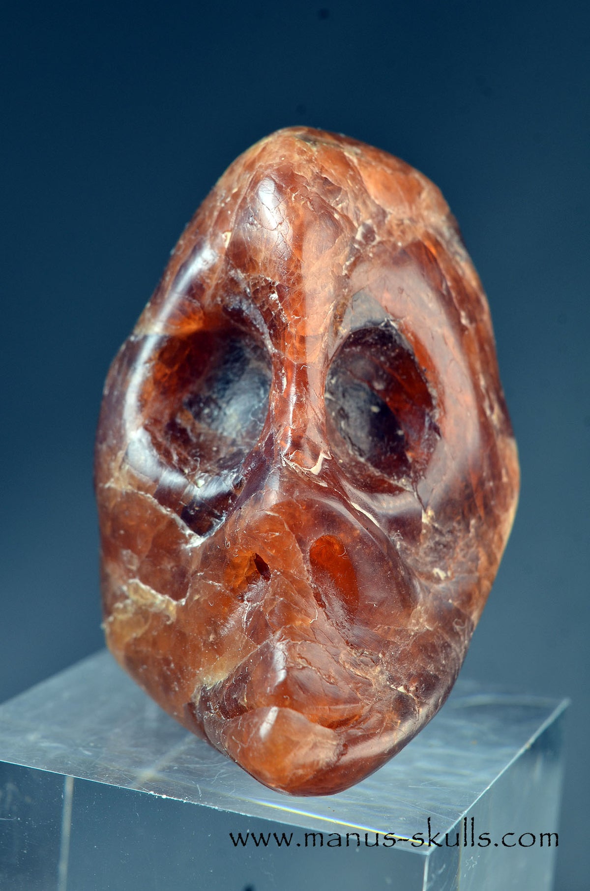 Hessonite Garnet  Manus skulls Evolians Dragolians unique Crystal Carvings handmade skulls dragons pendants preseli bluestone tribals spiritual meaning wand Unicorn .. 