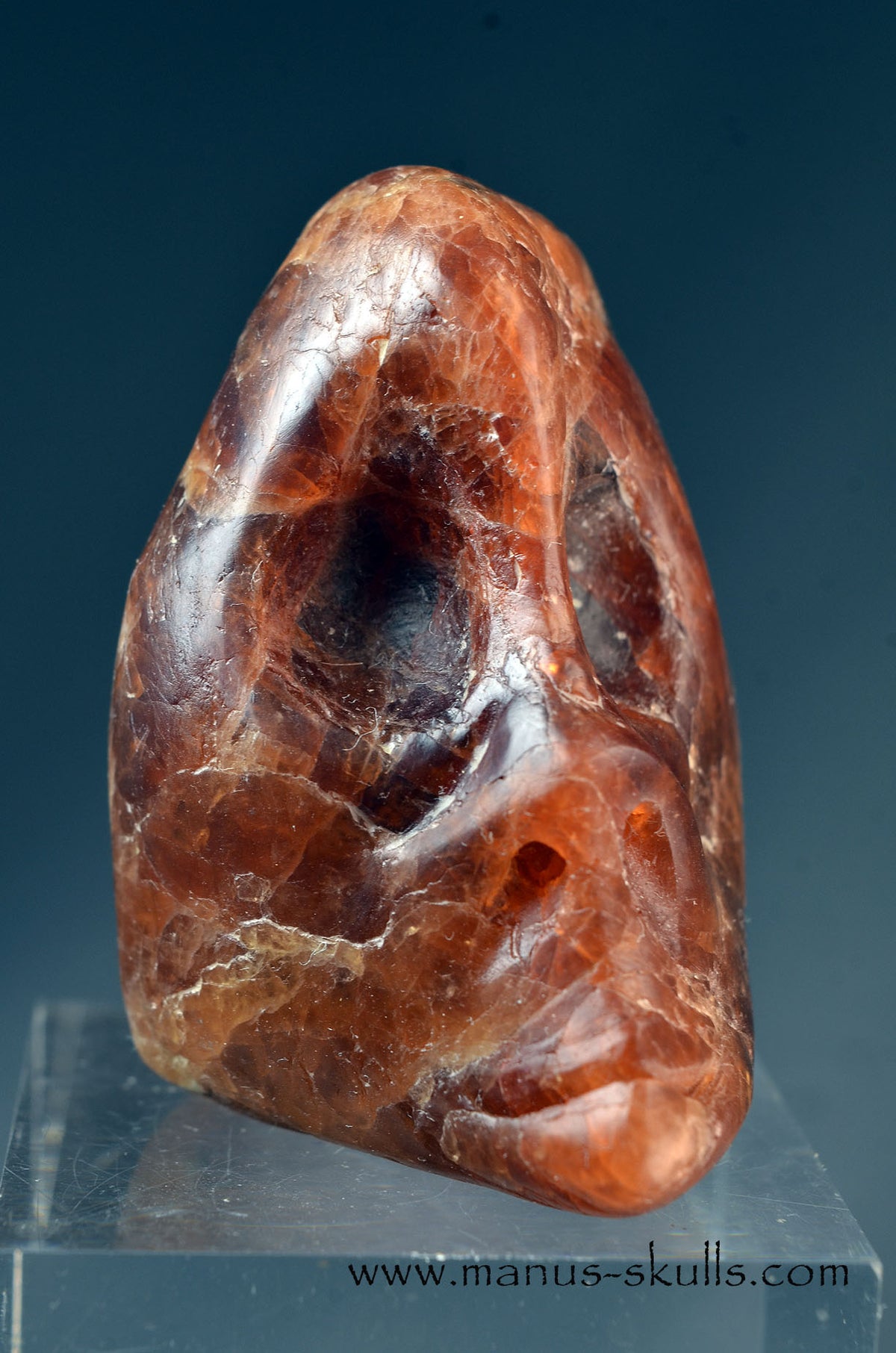 Hessonite Garnet  Manus skulls Evolians Dragolians unique Crystal Carvings handmade skulls dragons pendants preseli bluestone tribals spiritual meaning wand Unicorn .. 