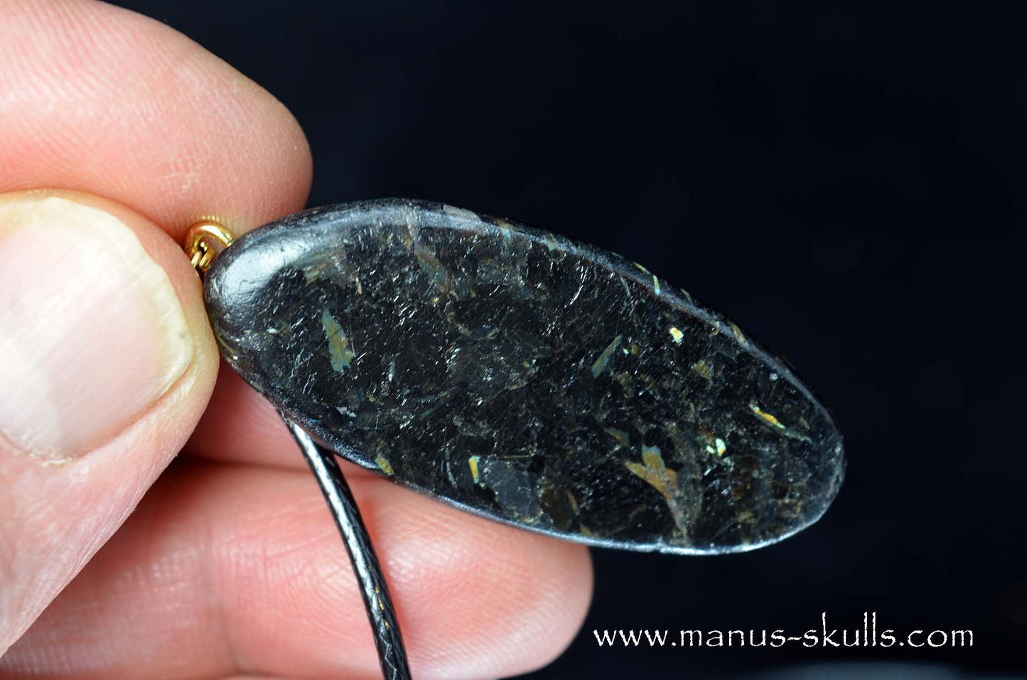 Nuummite Tribal Pendant