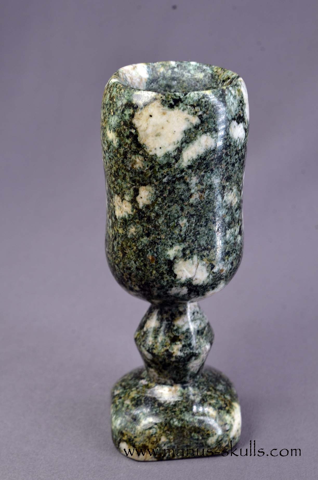 Preseli Bluestone Tarot Symbol Cups with gold etched Awen symbol