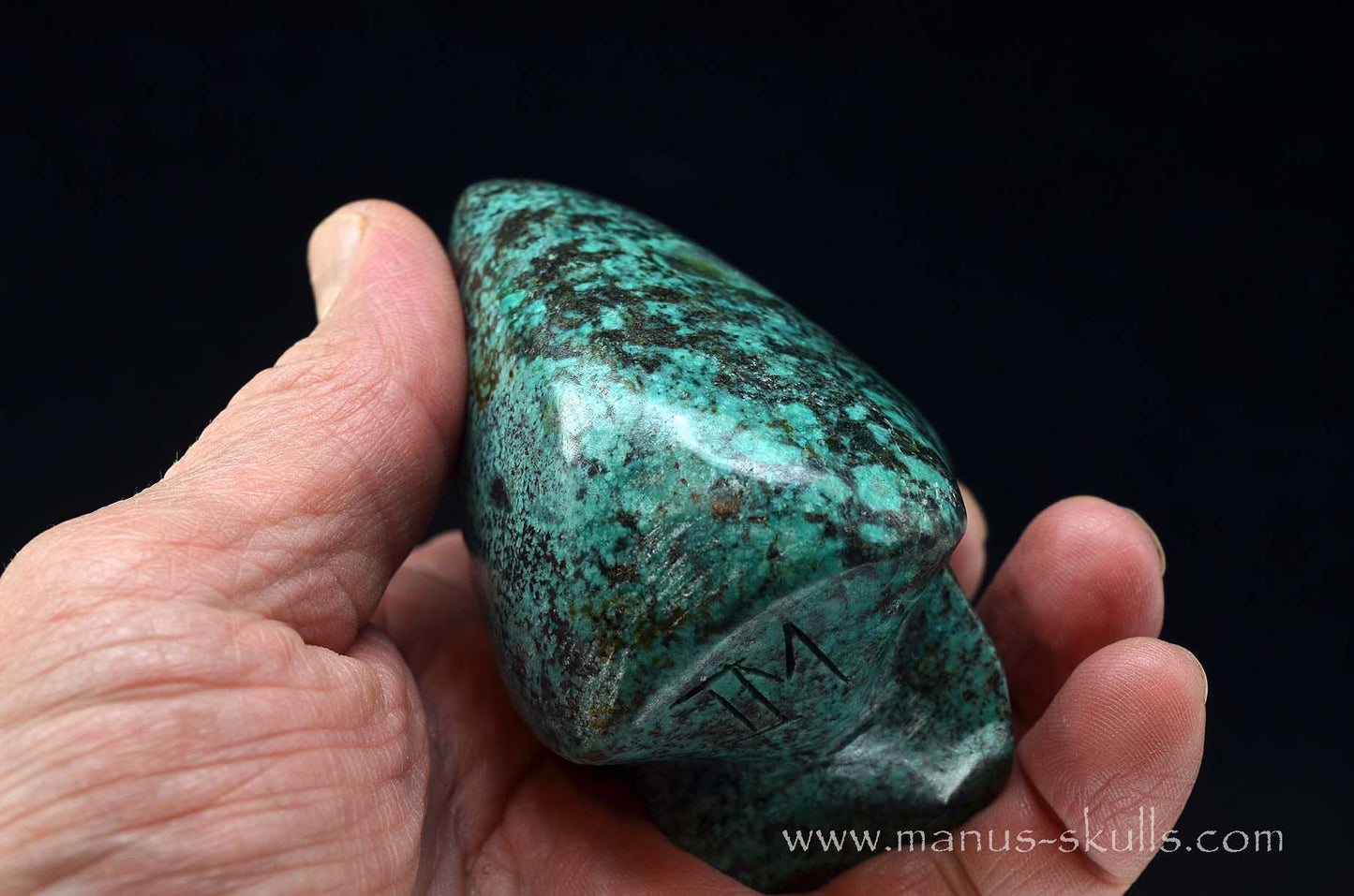 Turquoise Skull Tribal Face