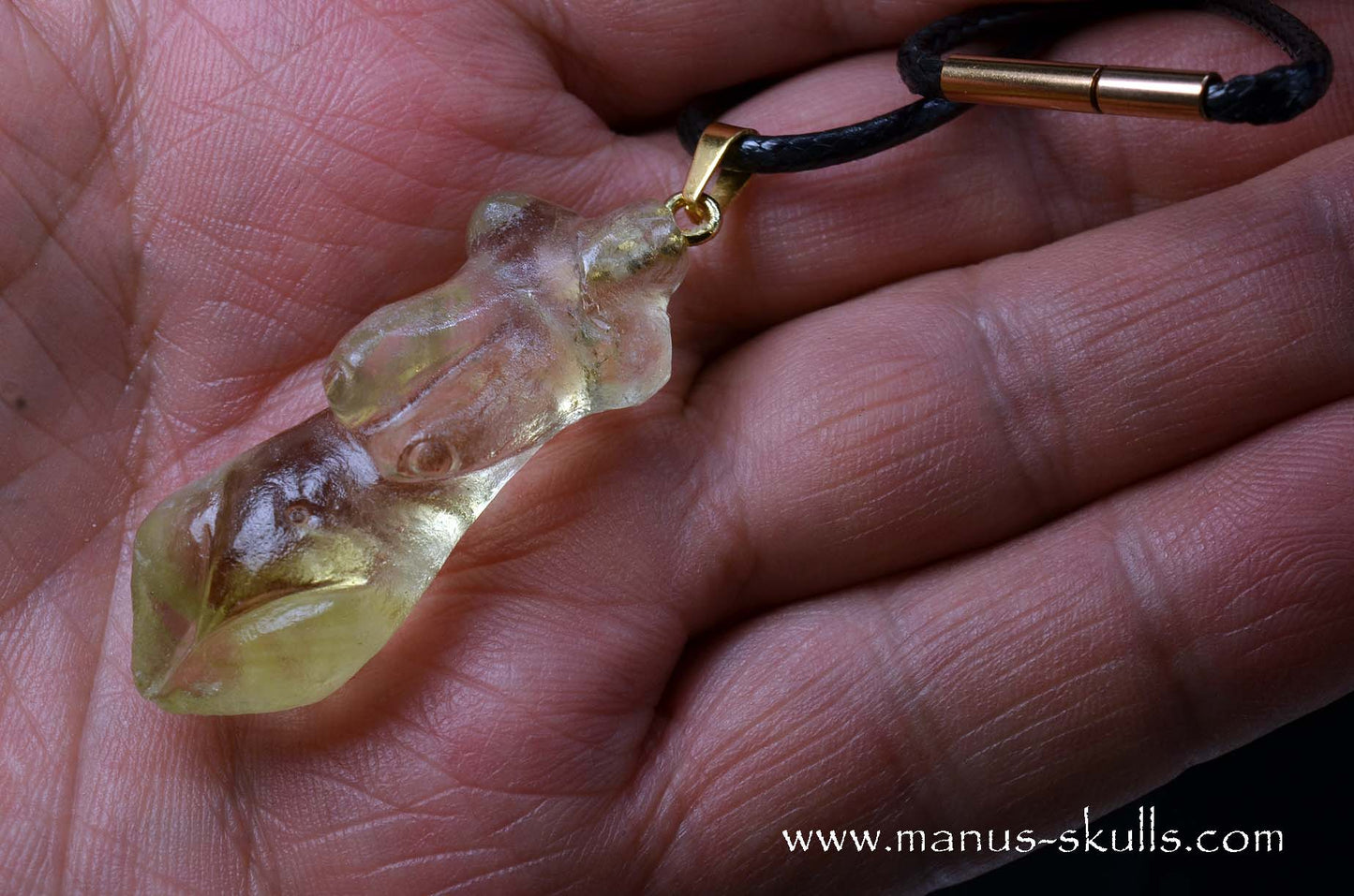 Citrine Gaya Venus Pendant