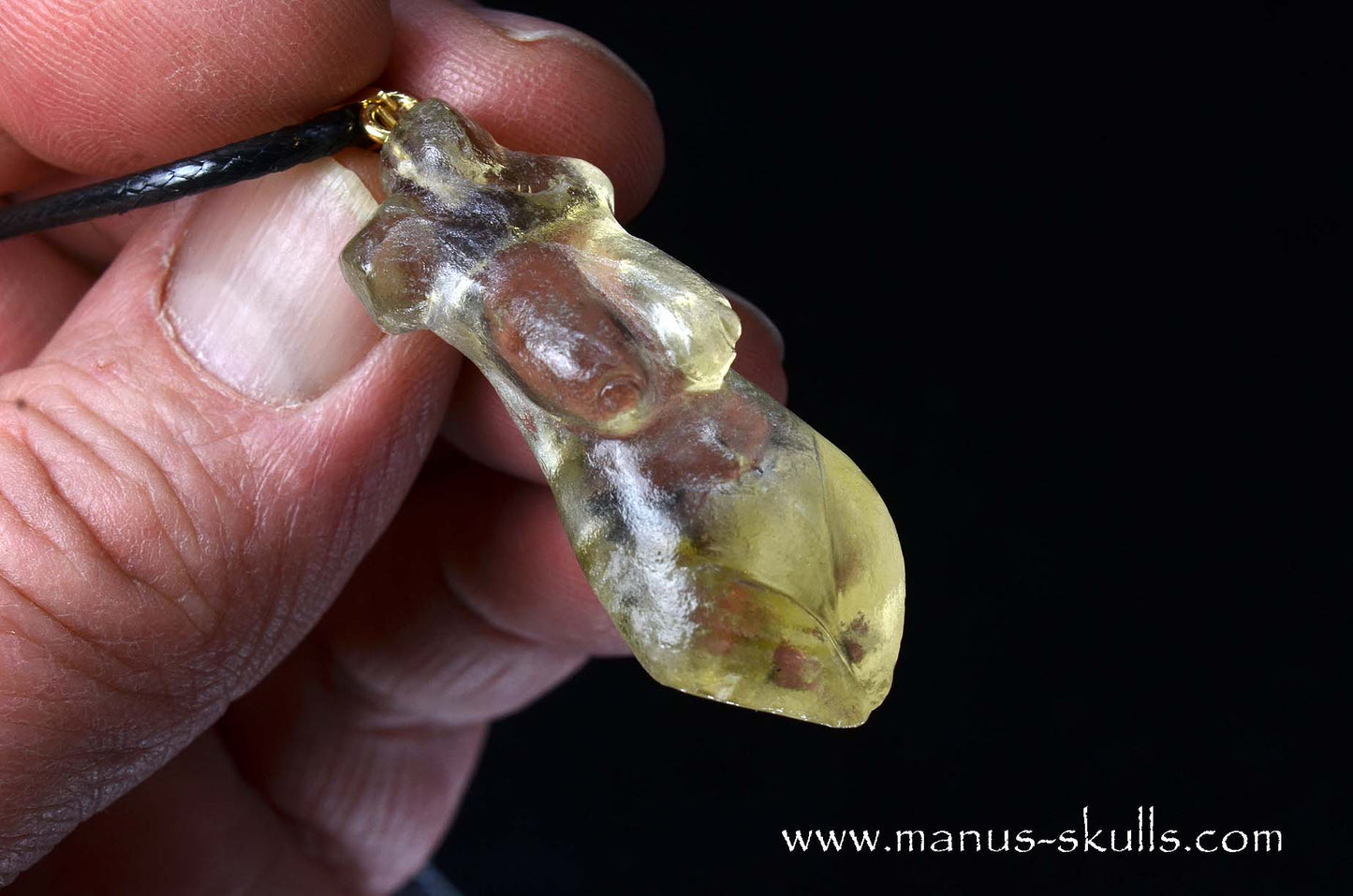 Citrine Gaya Venus Pendant