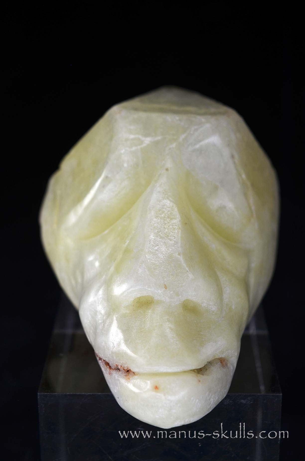 Manus skulls unique Crystal Carvings handmade skulls dragons pendants preseli bluestone tribals spiritual meaning wand Unicorn ..  sulfur quartz