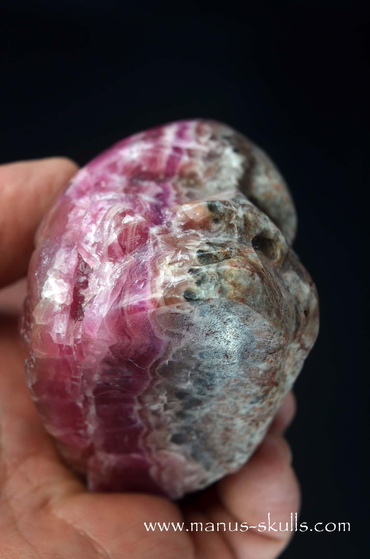 Cobalto Calcite Tribal Skull Face