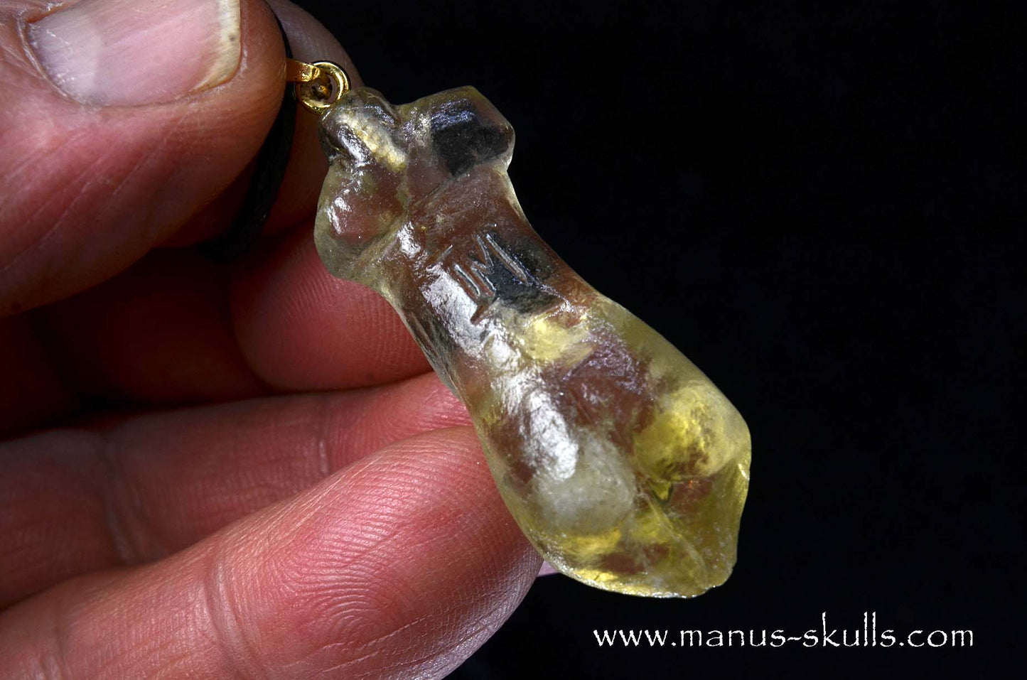 Citrine Gaya Venus Pendant