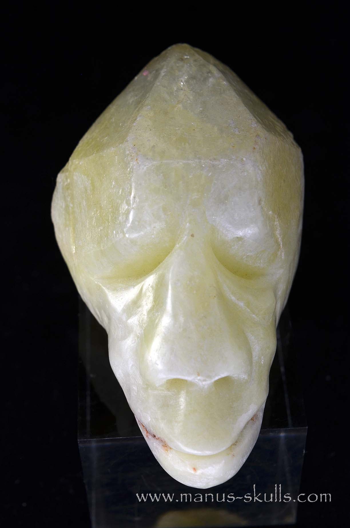 Manus skulls unique Crystal Carvings handmade skulls dragons pendants preseli bluestone tribals spiritual meaning wand Unicorn ..  sulfur quartz