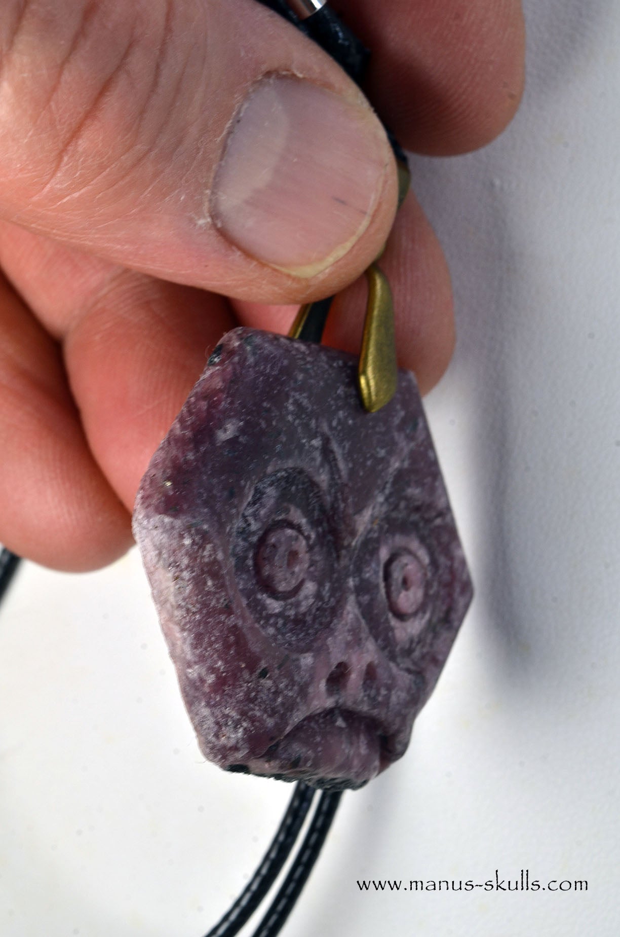 Face Mask Ruby Pendant