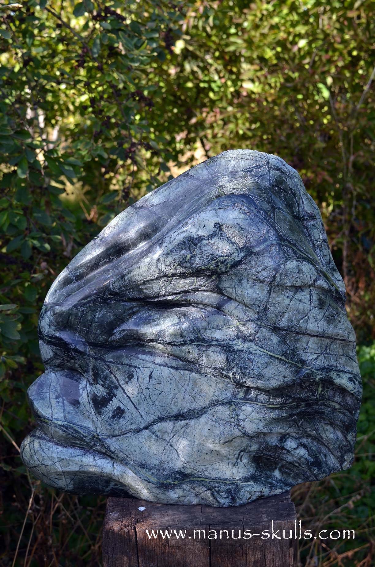 (Greek) SERPENTINE Forrest Spirit Tribal Skull Face