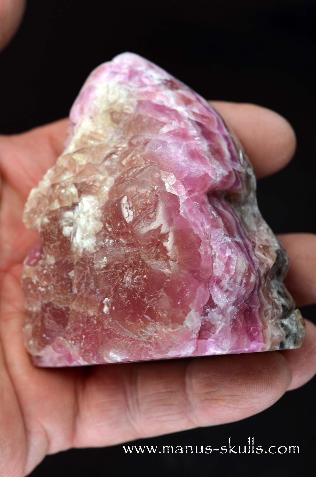 Cobalto Calcite Tribal Skull Face