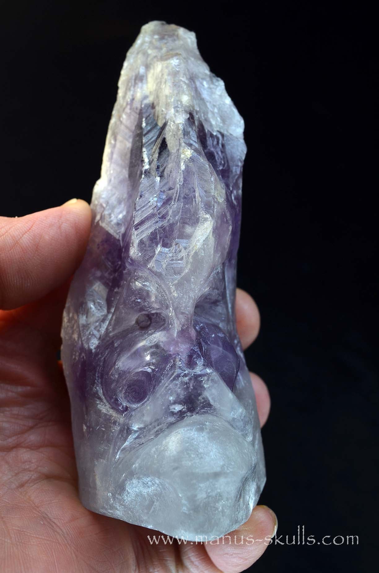 Phantom Amethyst Tribal Skull face.