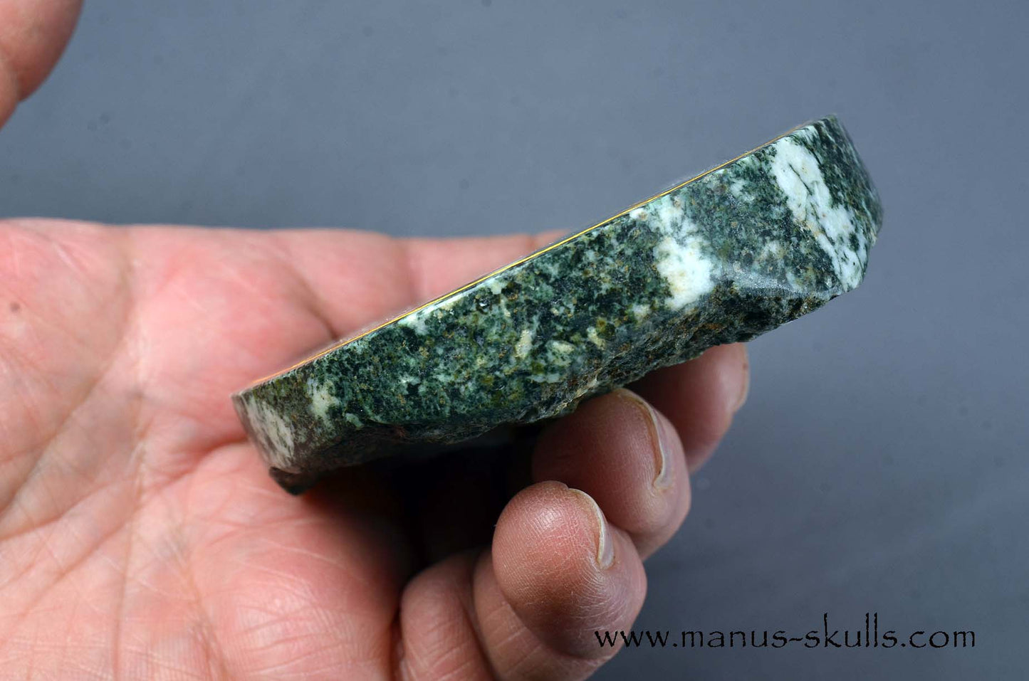 Preseli Bluestone Tarot Symbol gold etched Pentacle disc