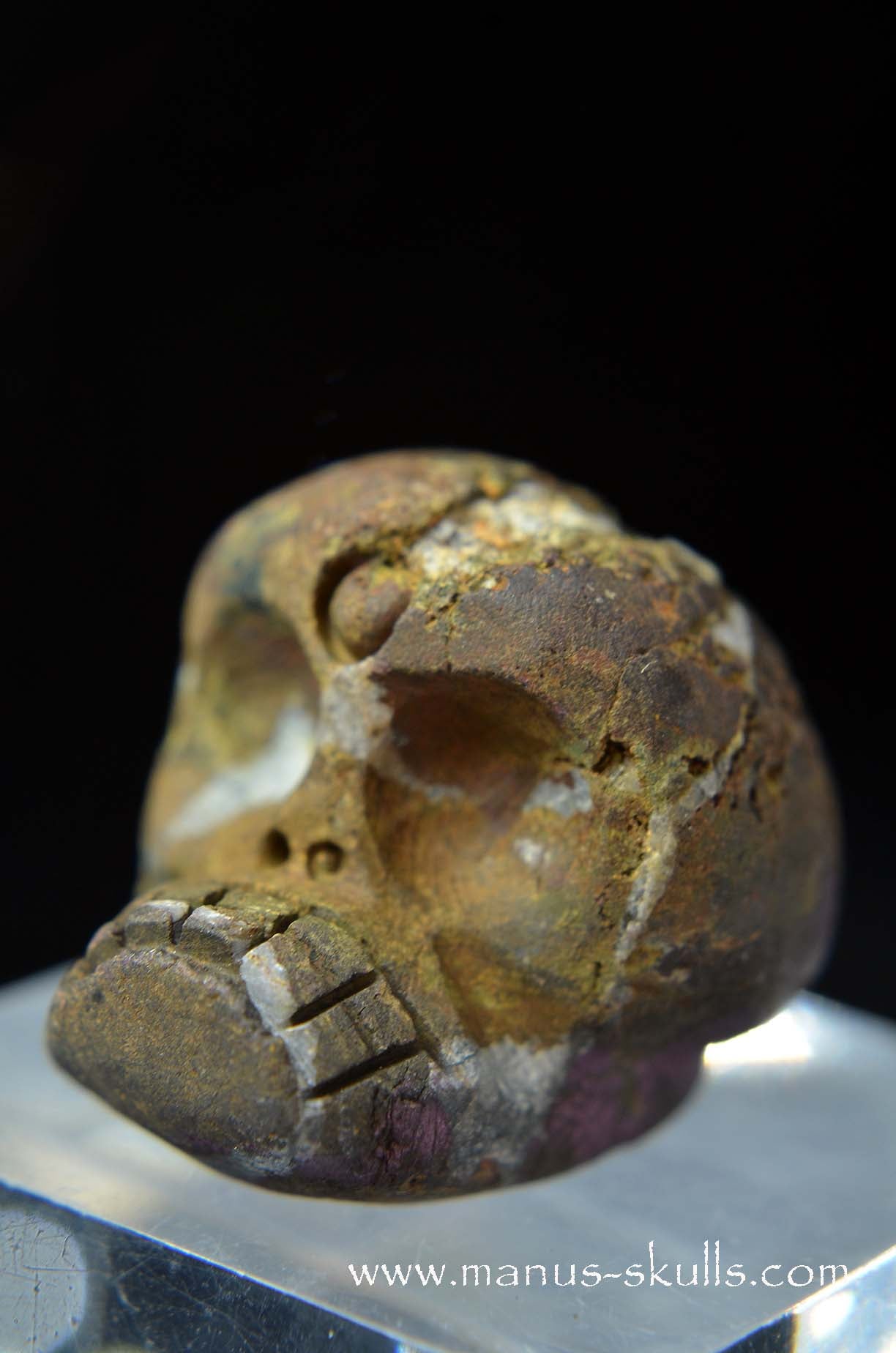 Manus skulls unique Crystal Carvings handmade skulls dragons pendants preseli bluestone tribals spiritual meaning wand Unicorn .. Evolian 2025 purpurite