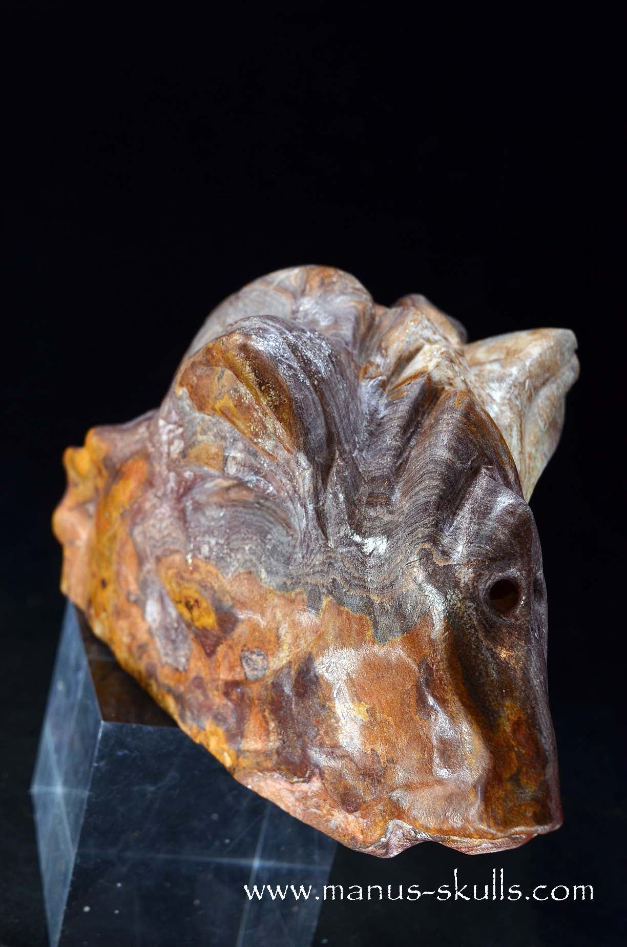 Large Batik Jasper ALIEN Dragon ~ First 2026 Carve!!