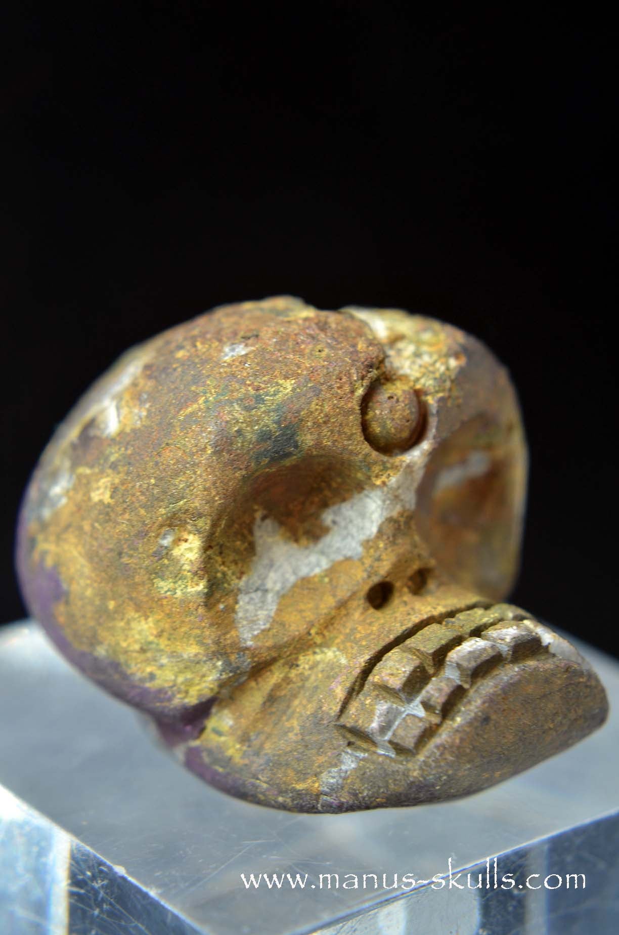 Manus skulls unique Crystal Carvings handmade skulls dragons pendants preseli bluestone tribals spiritual meaning wand Unicorn .. Evolian 2025 purpurite