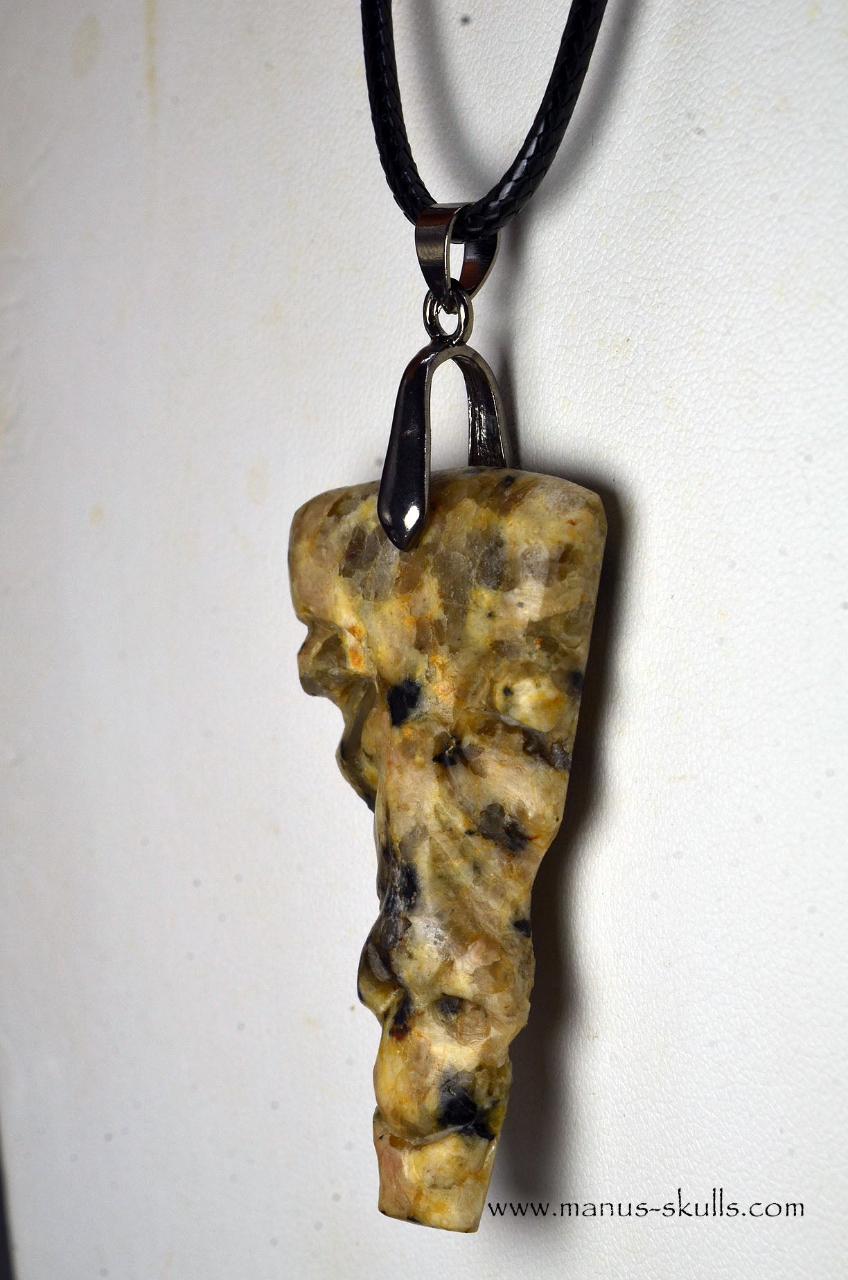 Manus skulls unique Crystal Carvings handmade skulls dragons pendants preseli bluestone tribals spiritual meaning wand Unicorn ..  yellow granite