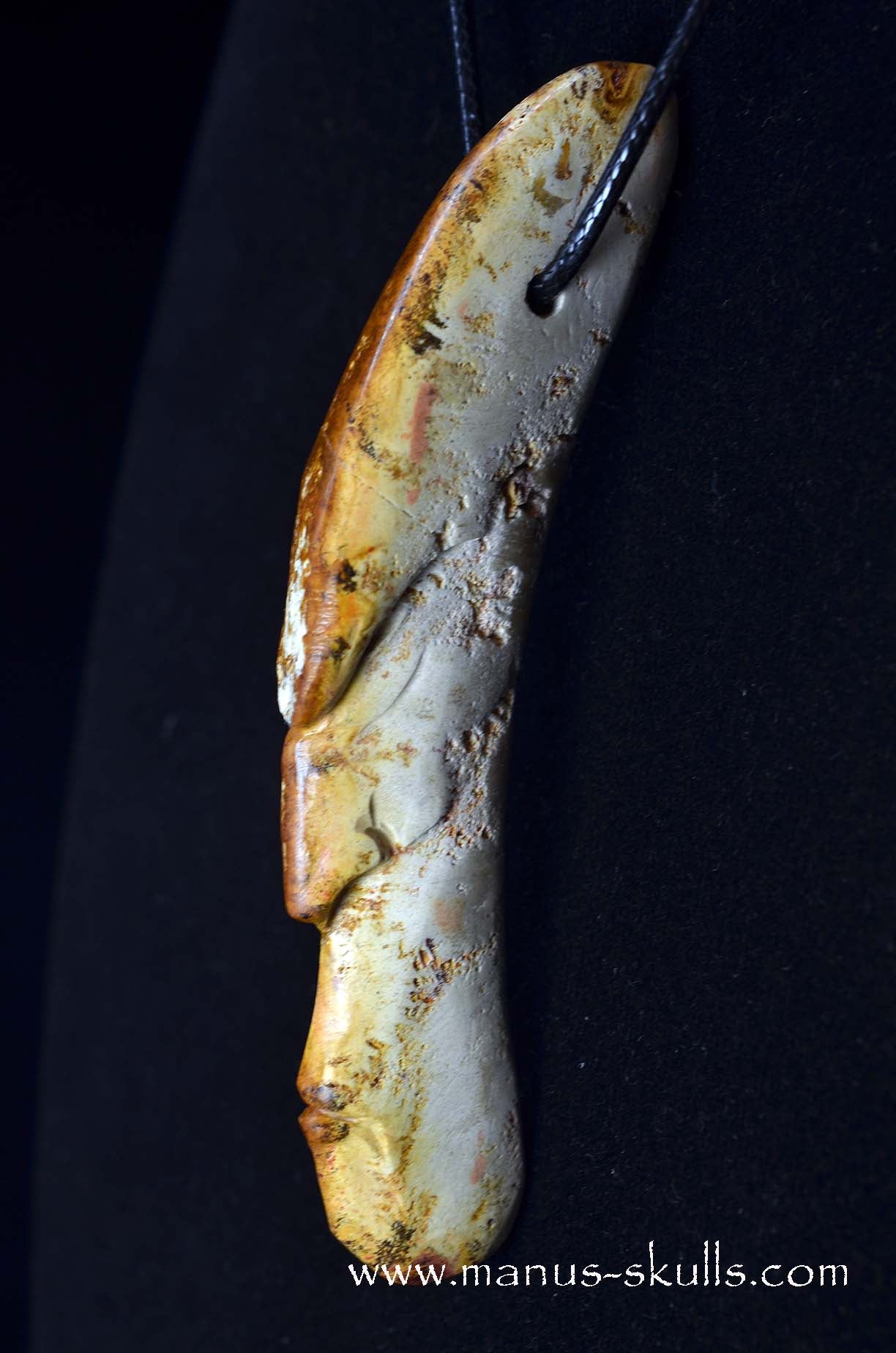 Manus skulls unique Crystal Carvings handmade skulls dragons pendants preseli bluestone tribals spiritual meaning wand Unicorn .. petrified coral