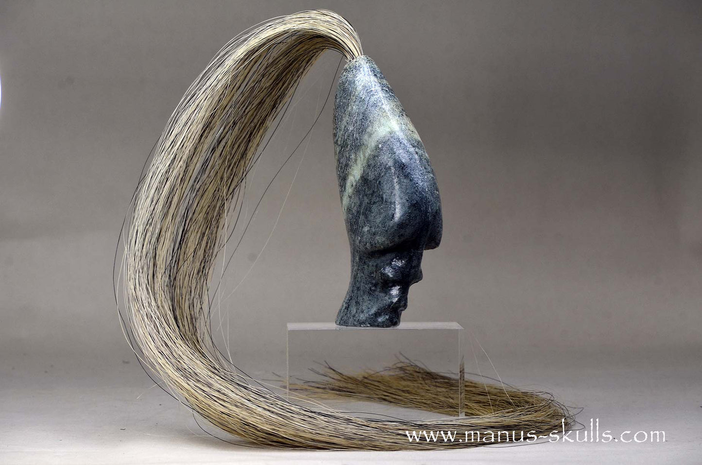 Steatite Tribal Skull #034