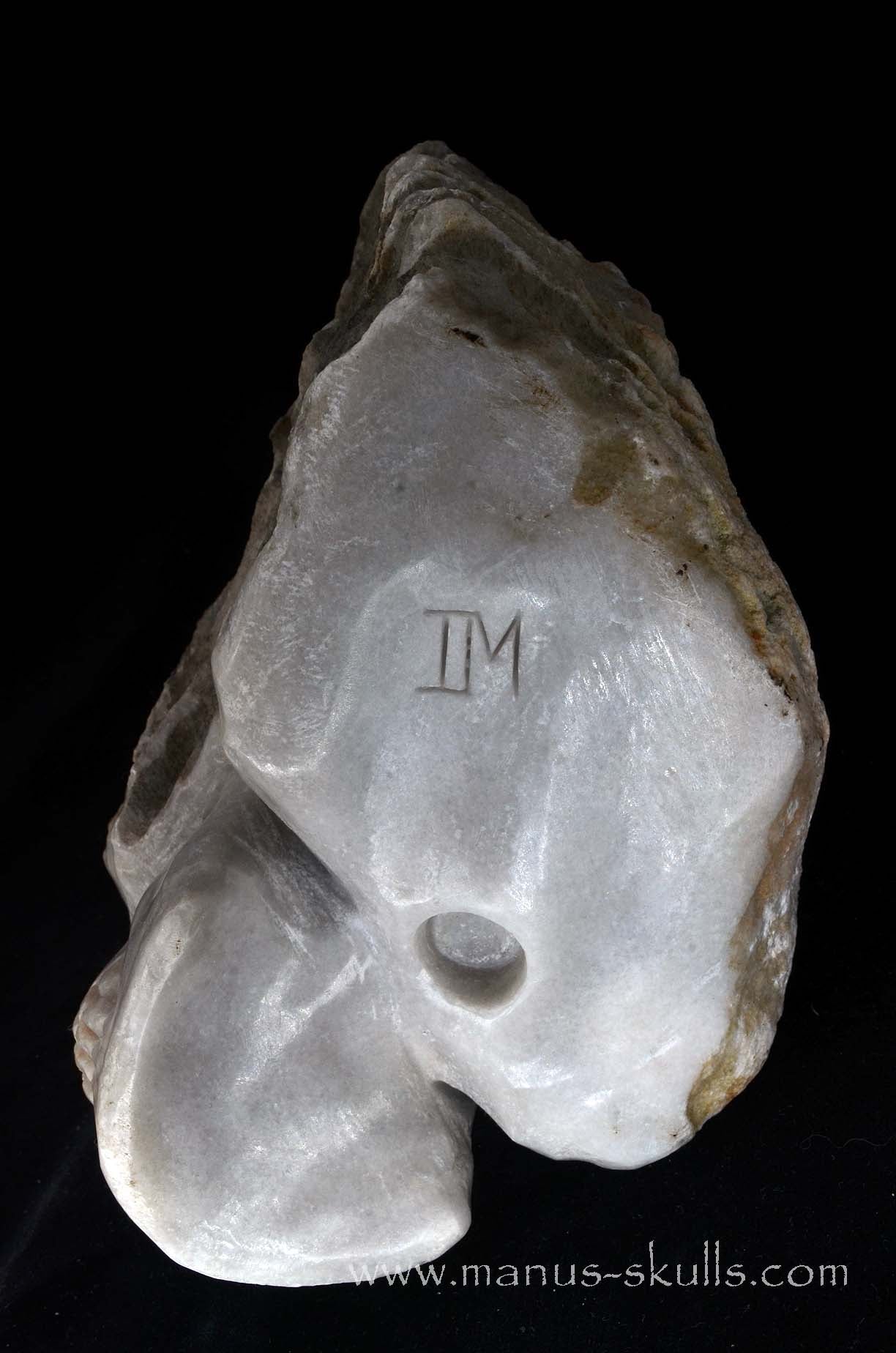 Special Greek Marble Skull