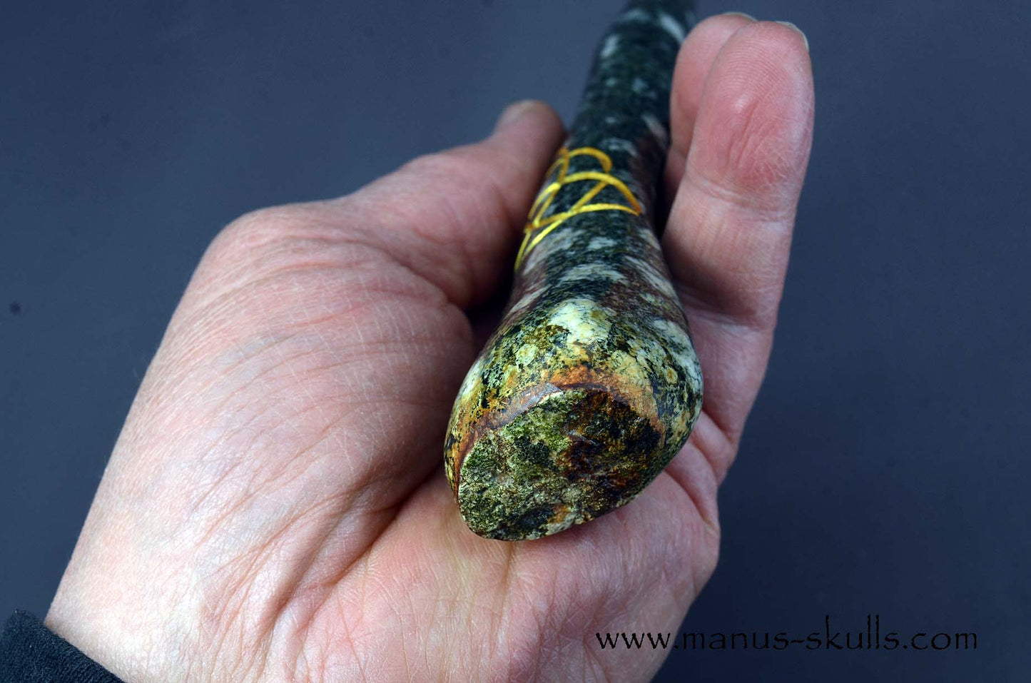 Preseli Bluestone Tarot Symbol Wands gold etched Celtic Knot