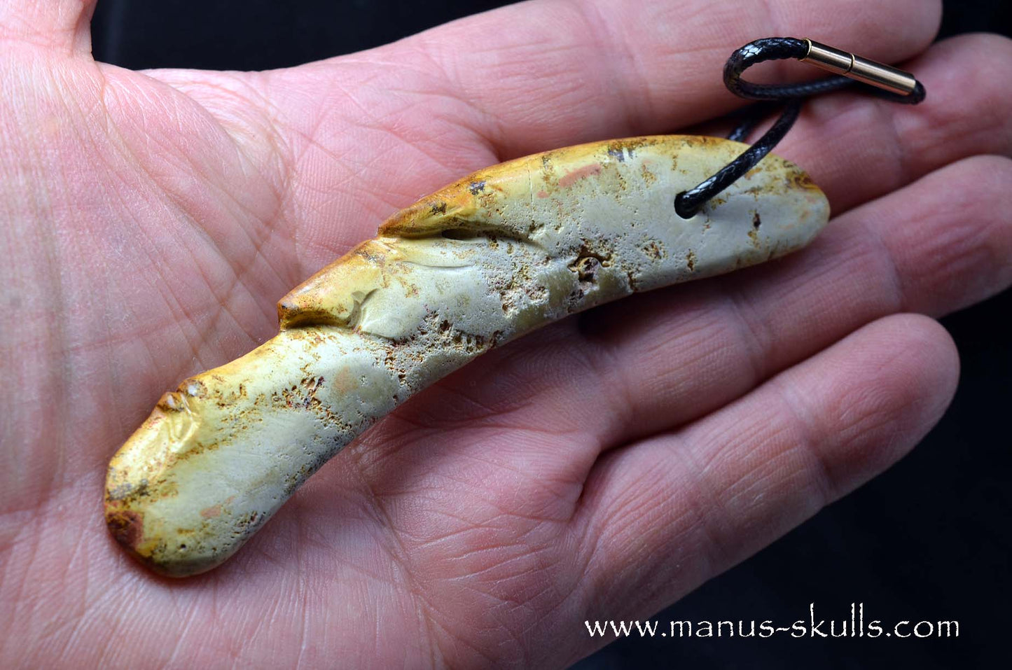 Petrified Coral Tribal Pendant