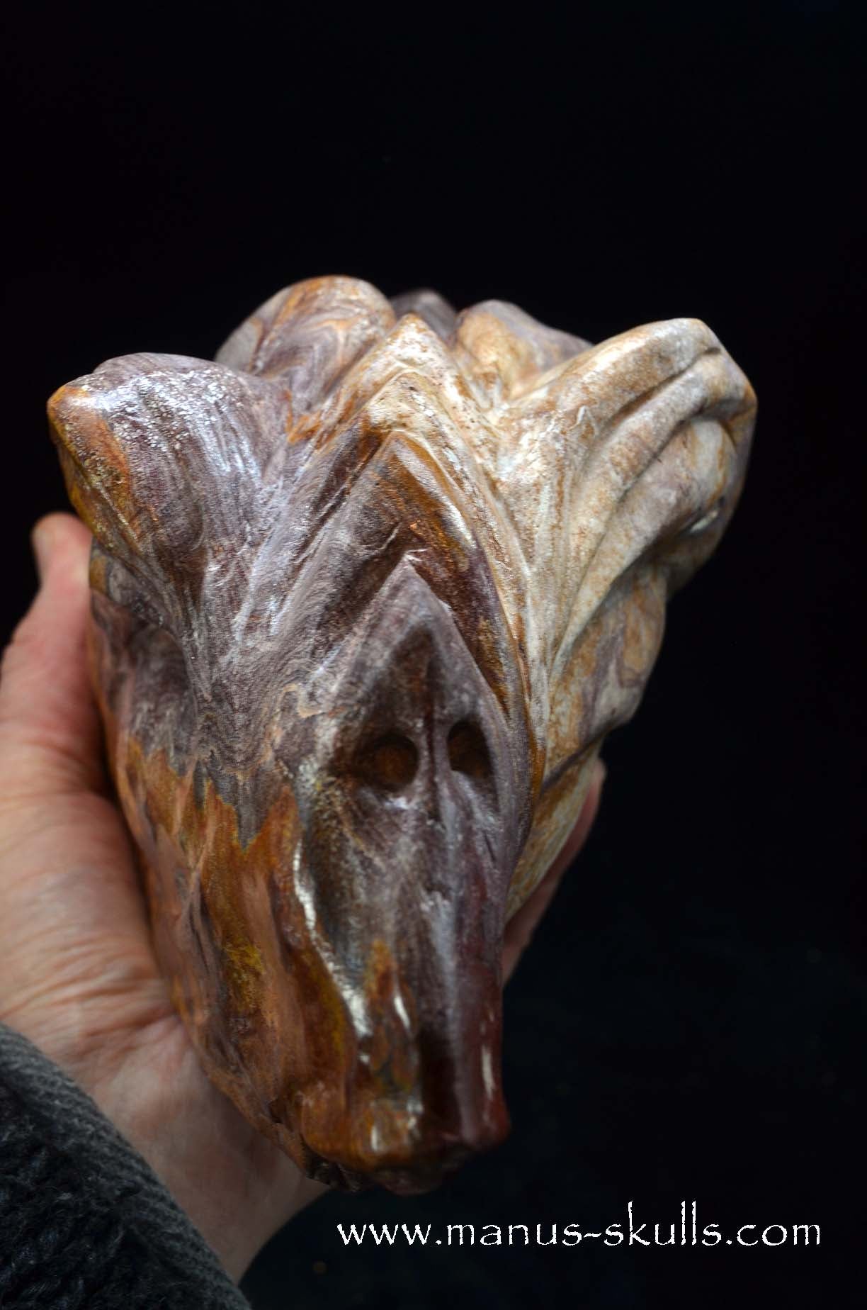 Large Batik Jasper ALIEN Dragon ~ First 2026 Carve!!