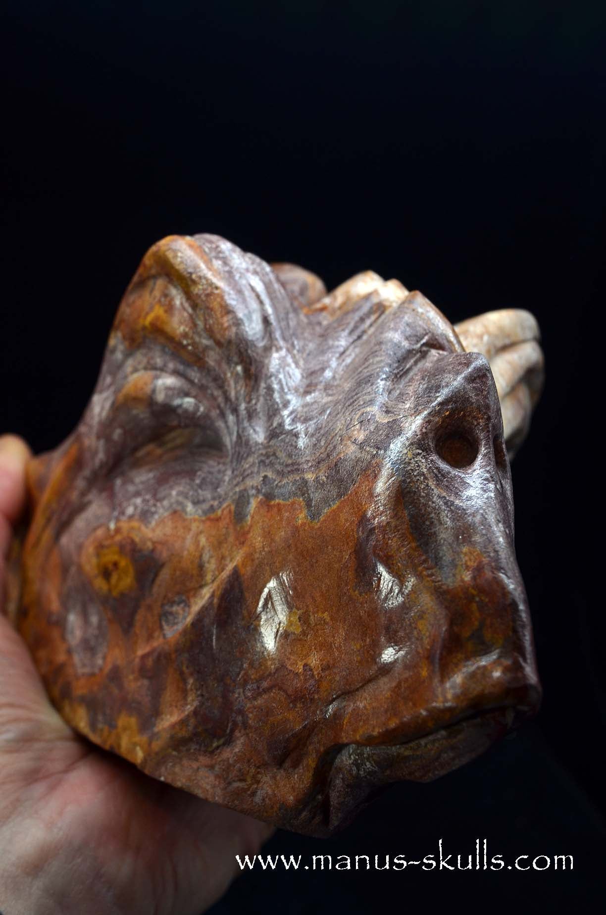 Large Batik Jasper ALIEN Dragon ~ First 2026 Carve!!
