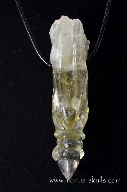 Manus skulls unique Crystal Carvings handmade skulls dragons pendants preseli bluestone tribals spiritual meaning wand Unicorn .. citrine