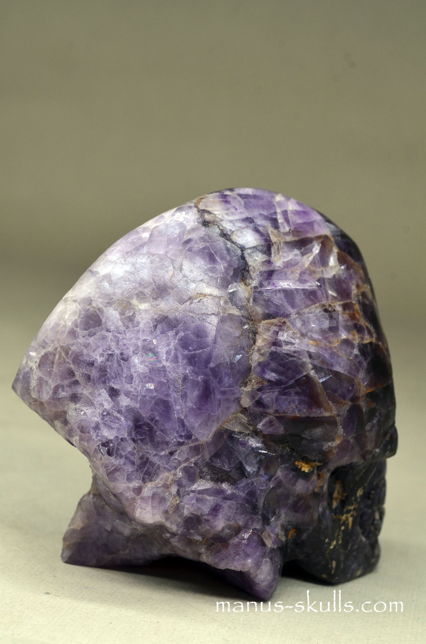 Blue John Fluorite Manus Skull