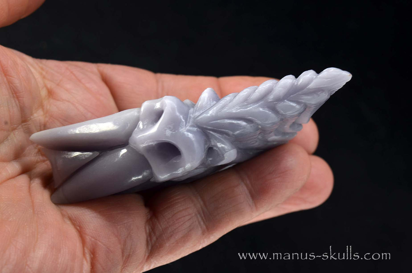 Rare Yttrium Fluorite Lavender Dragon