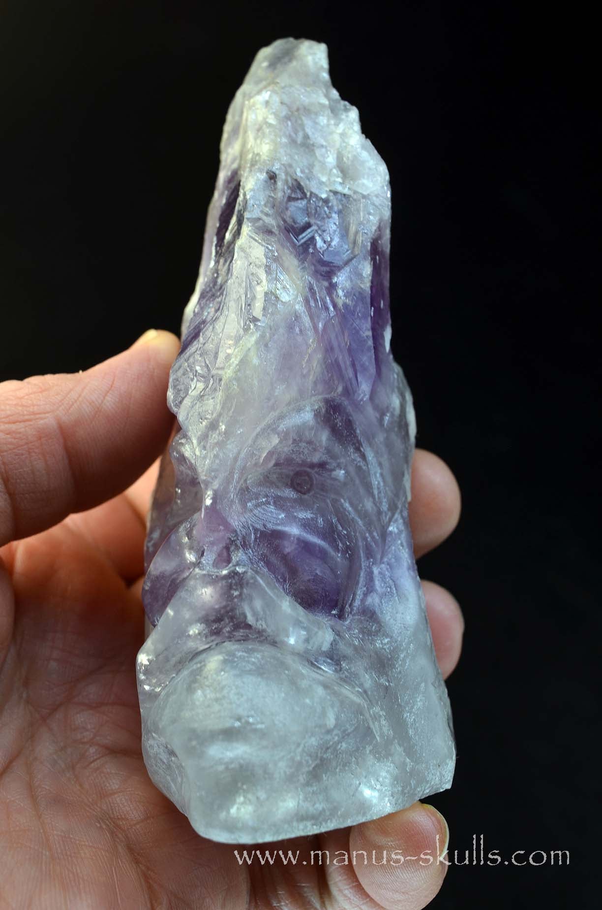 Phantom Amethyst Tribal Skull face.