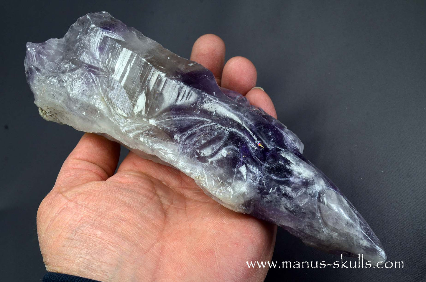 Phantom Amethyst Tribal Skull face.