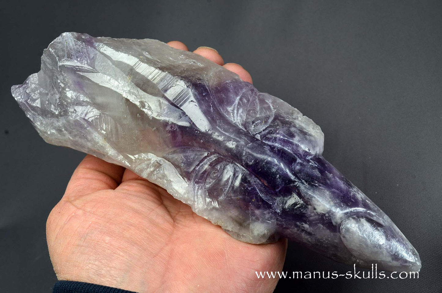 Phantom Amethyst Tribal Skull face.