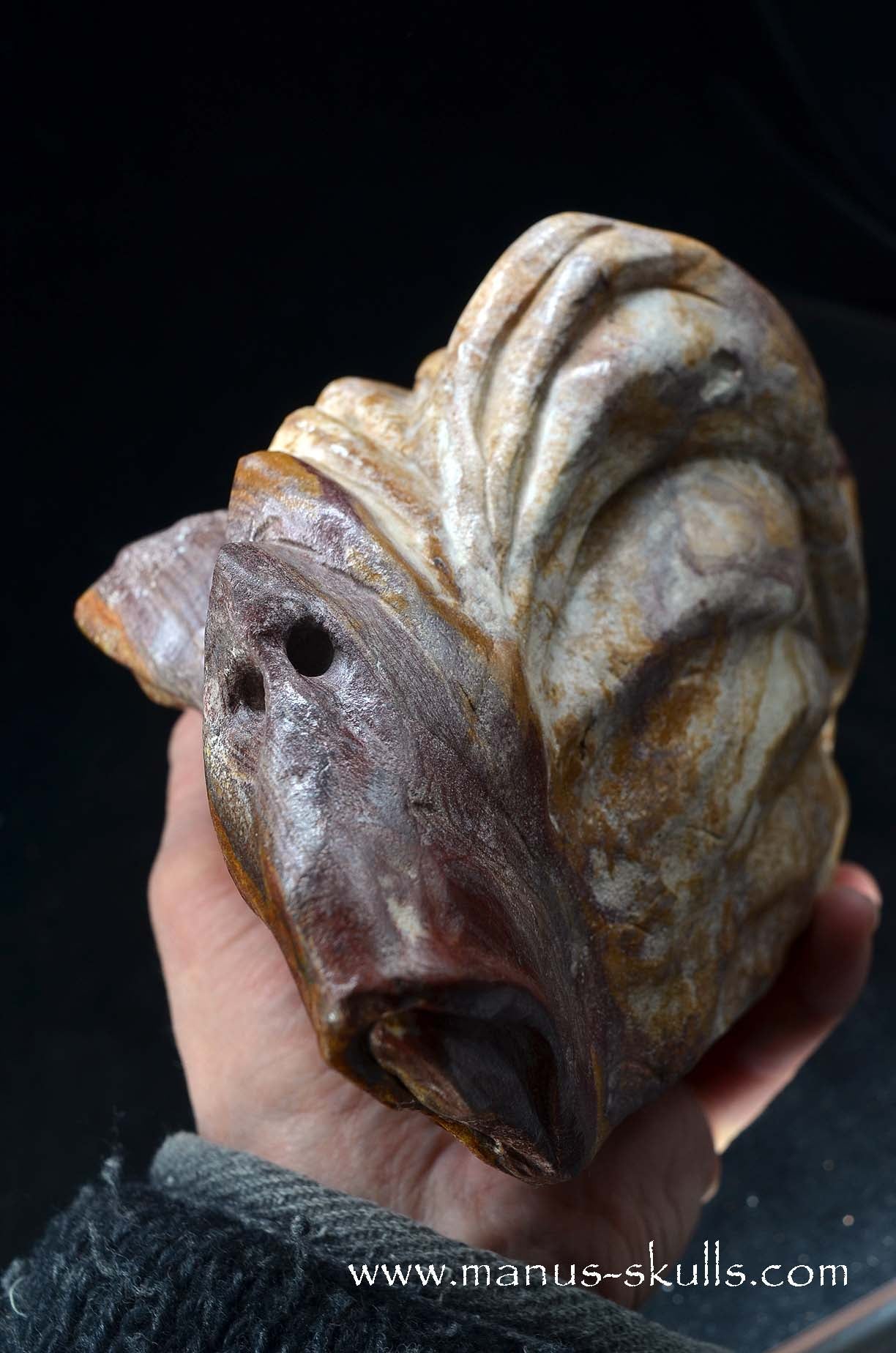 Large Batik Jasper ALIEN Dragon ~ First 2026 Carve!!