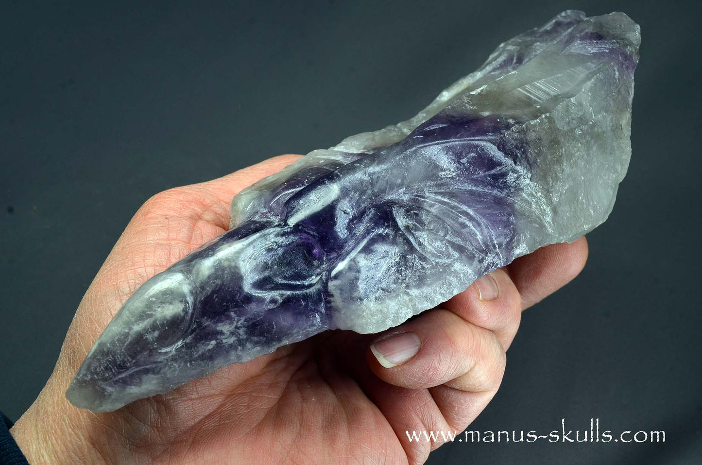 Phantom Amethyst Tribal Skull face.