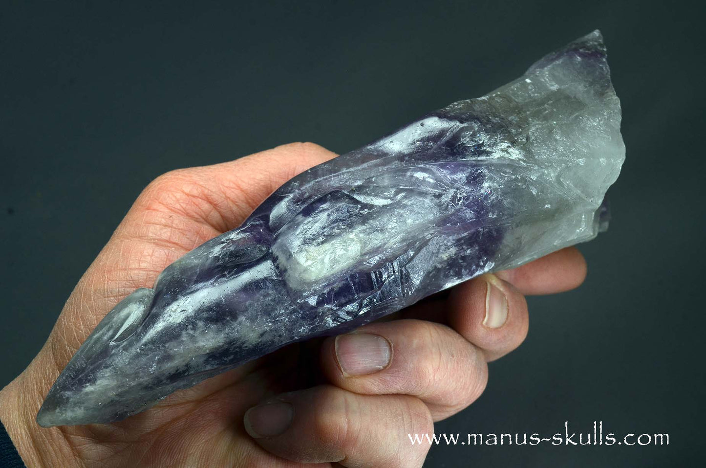 Phantom Amethyst Tribal Skull face.