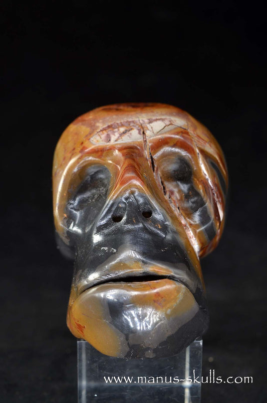 Manus skulls unique Crystal Carvings handmade skulls dragons pendants preseli bluestone tribals spiritual meaning wand Unicorn ..  rainbow jasper