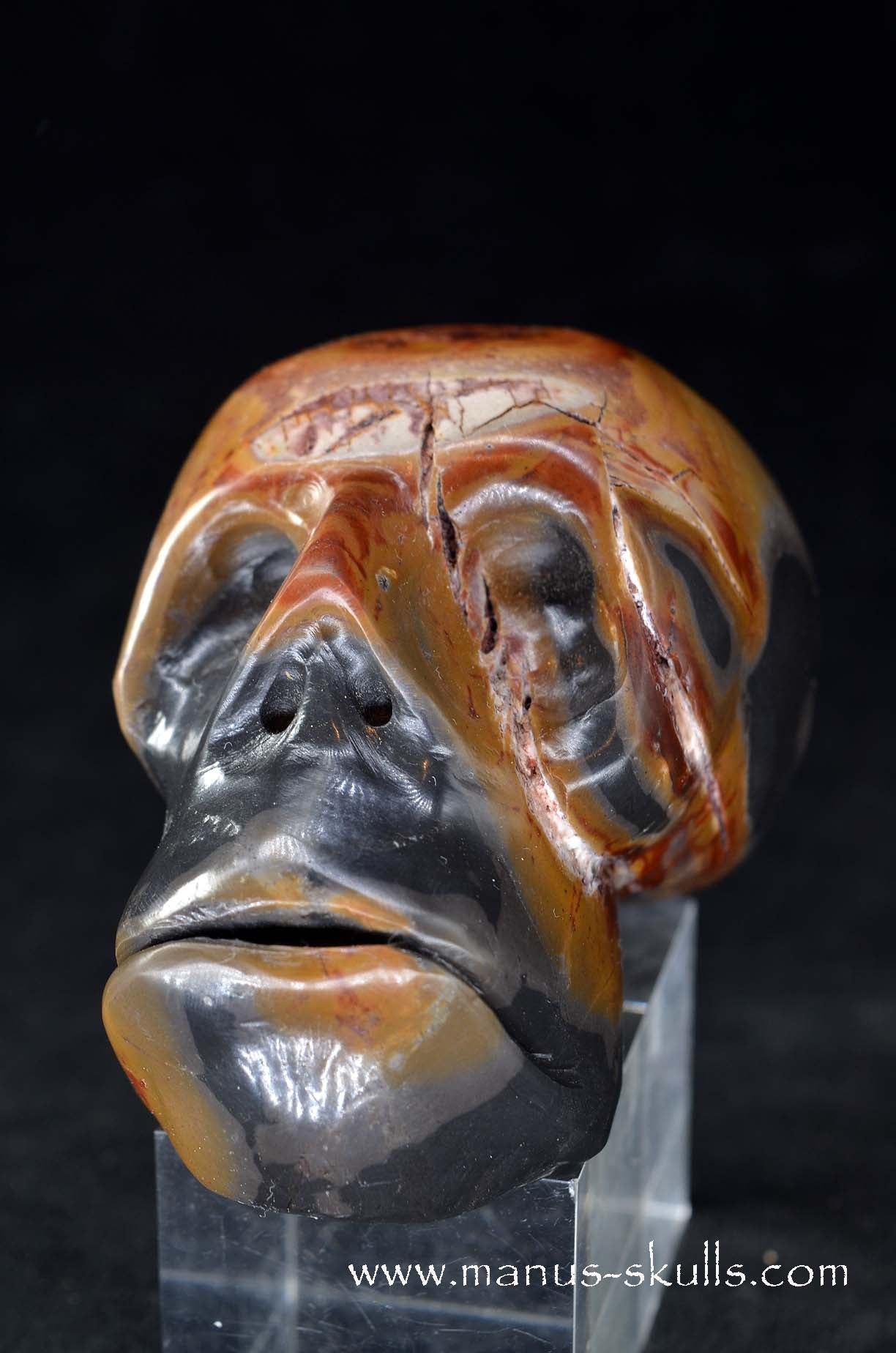 Manus skulls unique Crystal Carvings handmade skulls dragons pendants preseli bluestone tribals spiritual meaning wand Unicorn ..  rainbow jasper