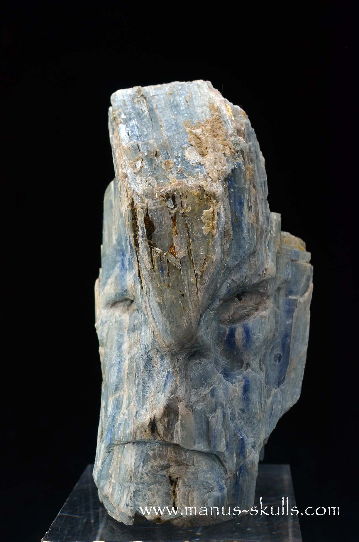 Manus skulls unique Crystal Carvings handmade skulls dragons pendants preseli bluestone tribals spiritual meaning wand Unicorn .. blue kyanite
