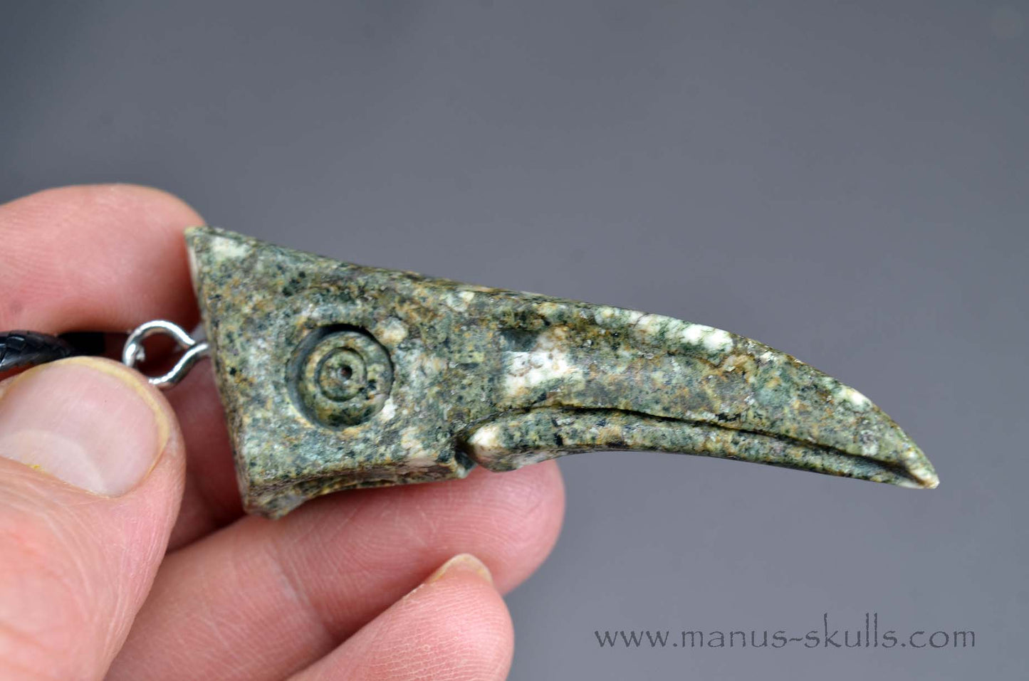 Preseli Bluestone Bird Skull Pendant (#06)